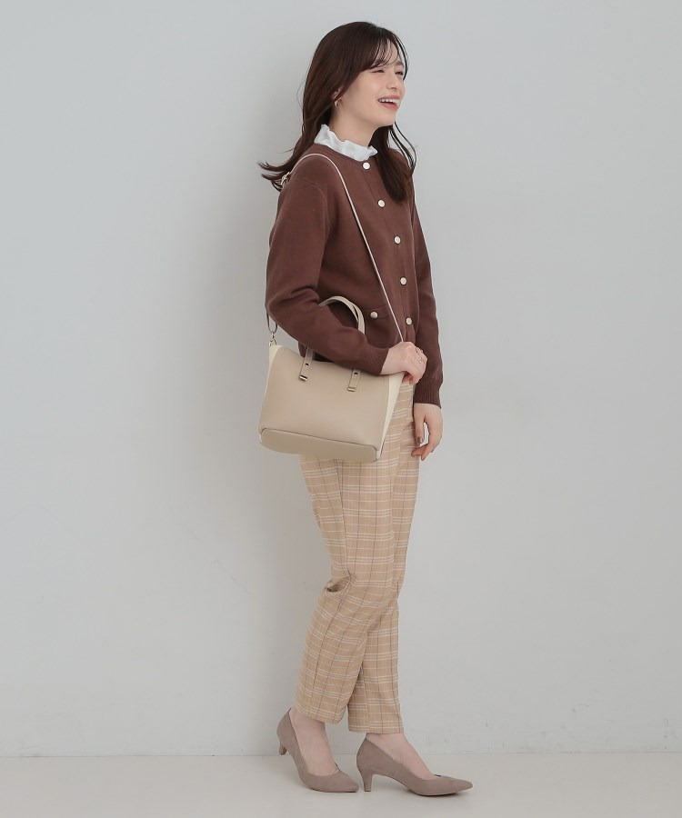 【軽量】ハンドル金具配色トートバッグ11