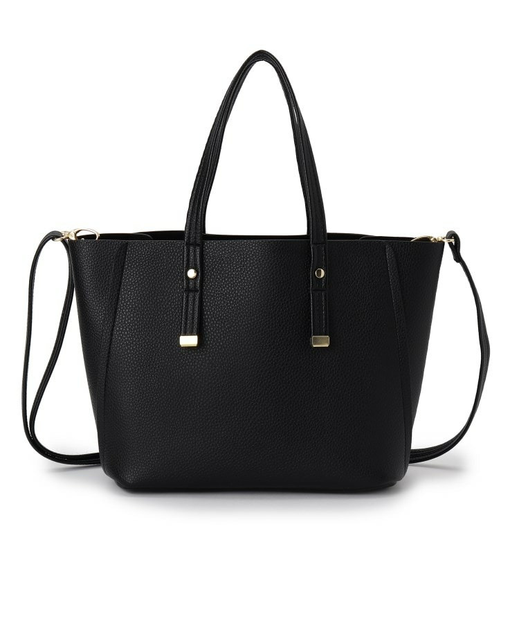 【軽量】ハンドル金具配色トートバッグ12