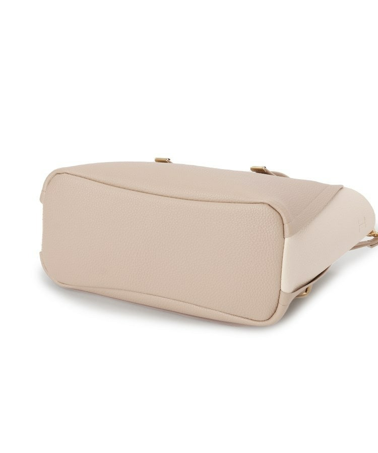 【軽量】ハンドル金具配色トートバッグ19