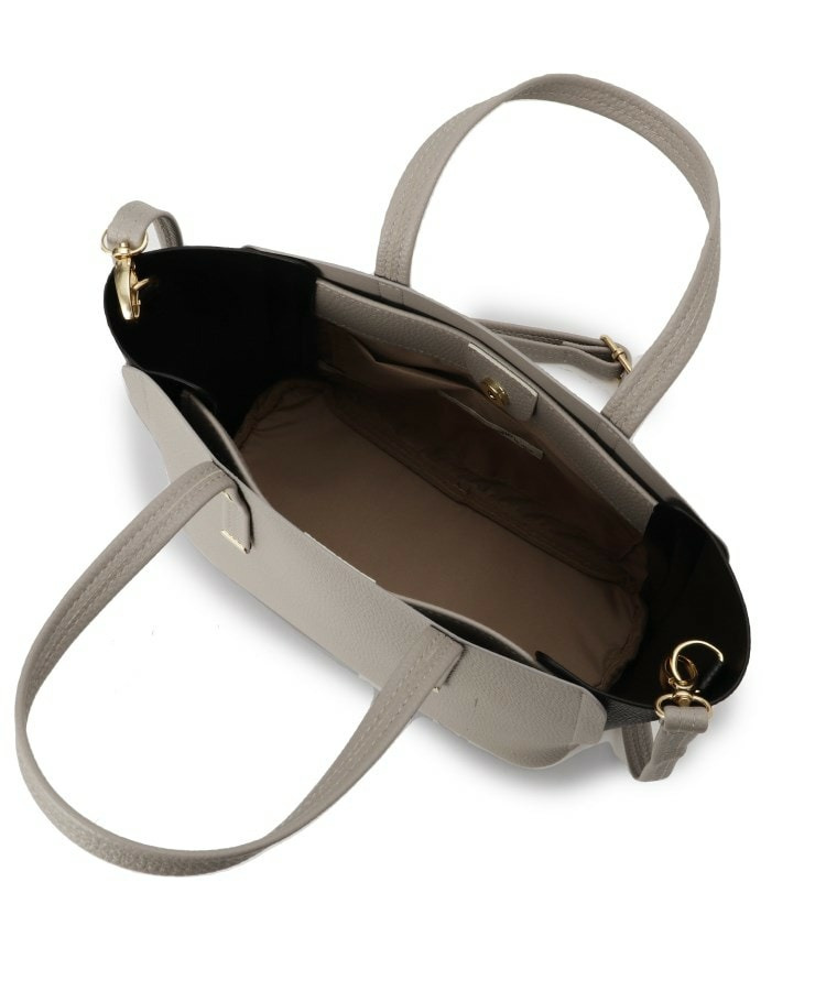 【軽量】ハンドル金具配色トートバッグ22