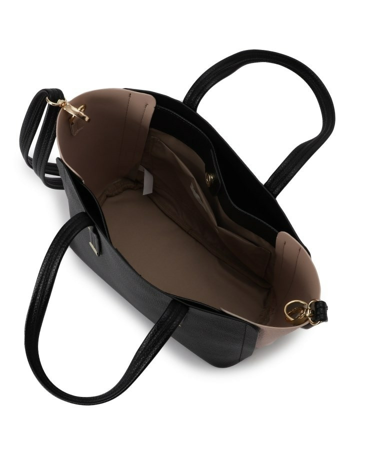 【軽量】ハンドル金具配色トートバッグ23