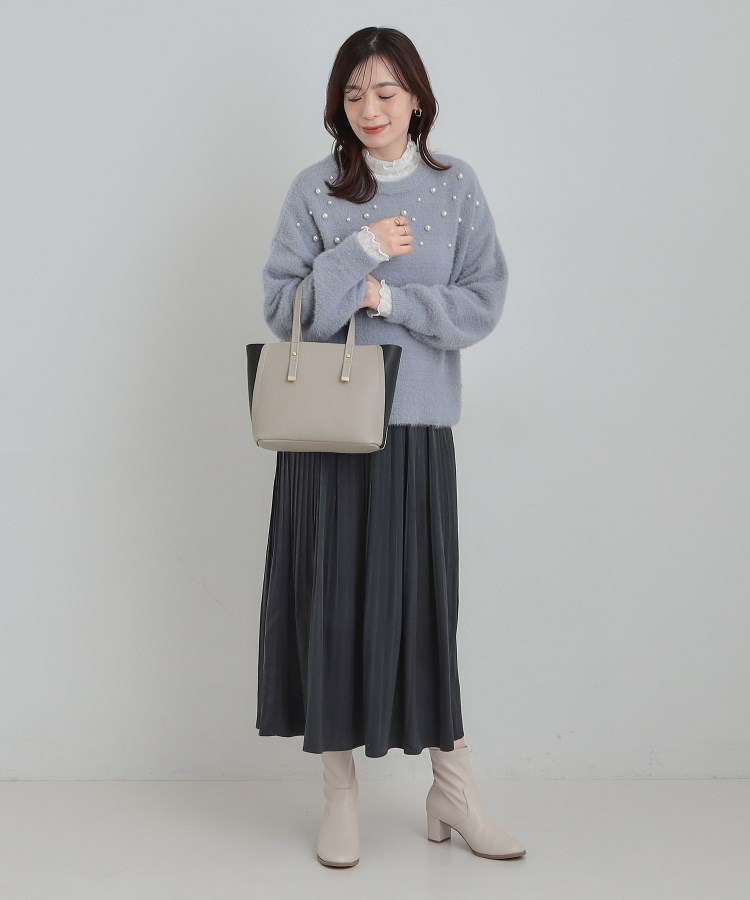 【軽量】ハンドル金具配色トートバッグ5