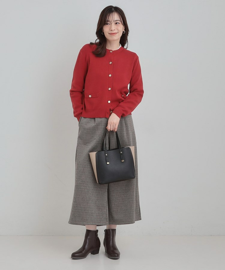 【軽量】ハンドル金具配色トートバッグ7