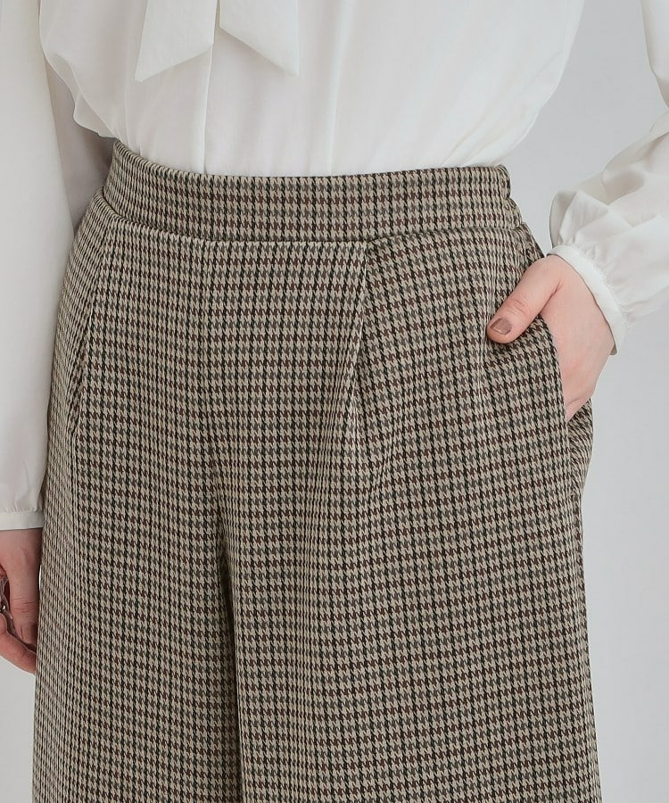 あったか裏起毛ポンチガウチョパンツ15