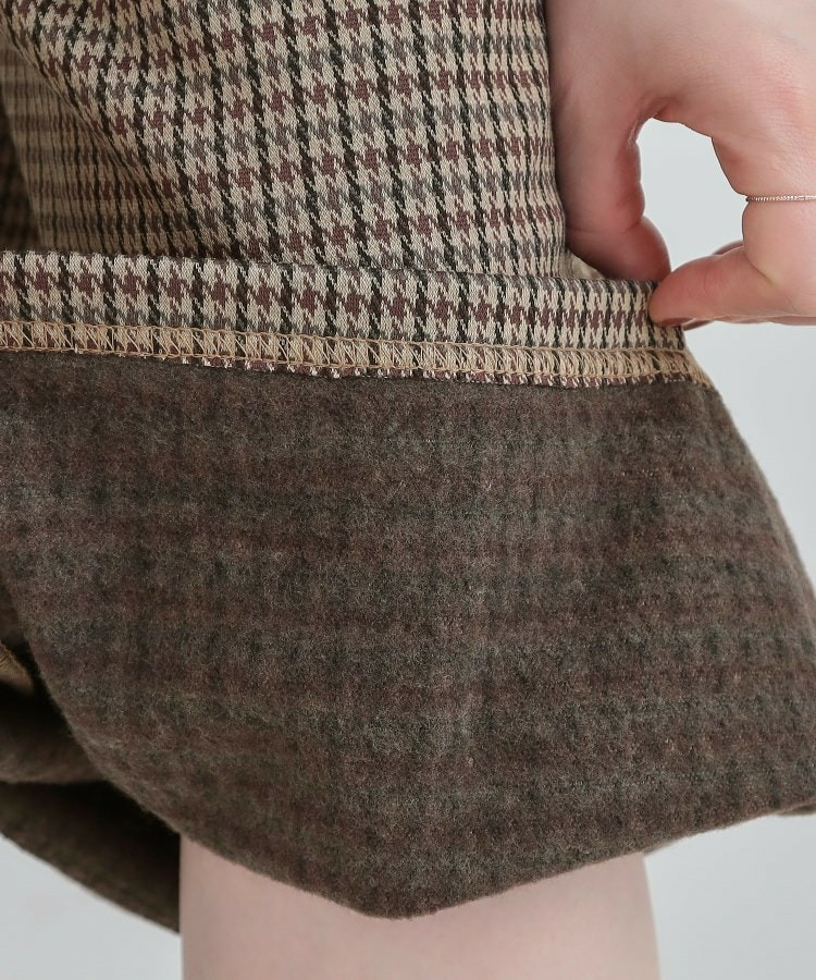 あったか裏起毛ポンチガウチョパンツ17