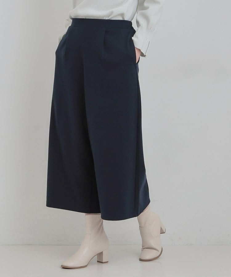 あったか裏起毛ポンチガウチョパンツ3