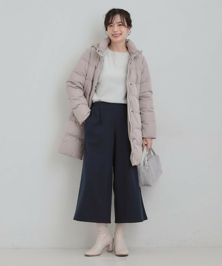 あったか裏起毛ポンチガウチョパンツ4