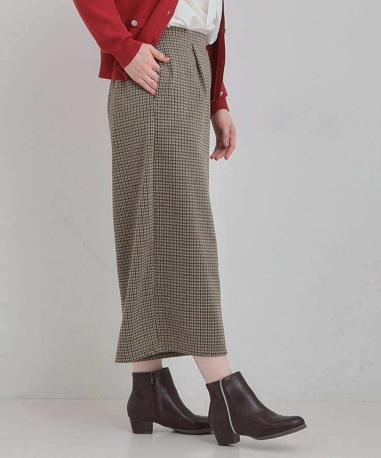 あったか裏起毛ポンチガウチョパンツ7