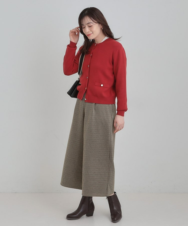 あったか裏起毛ポンチガウチョパンツ8