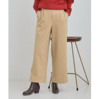 【洗濯機可/S-LL】あったか起毛ワイドパンツ