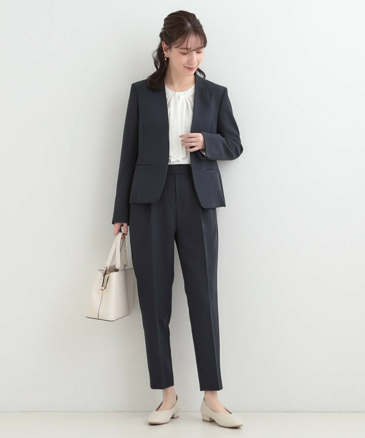 【3点スーツセット/洗濯機可】時短で好印象 セットアップ+ブラウス13