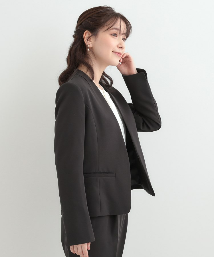 【3点スーツセット/洗濯機可】時短で好印象 セットアップ+ブラウス3