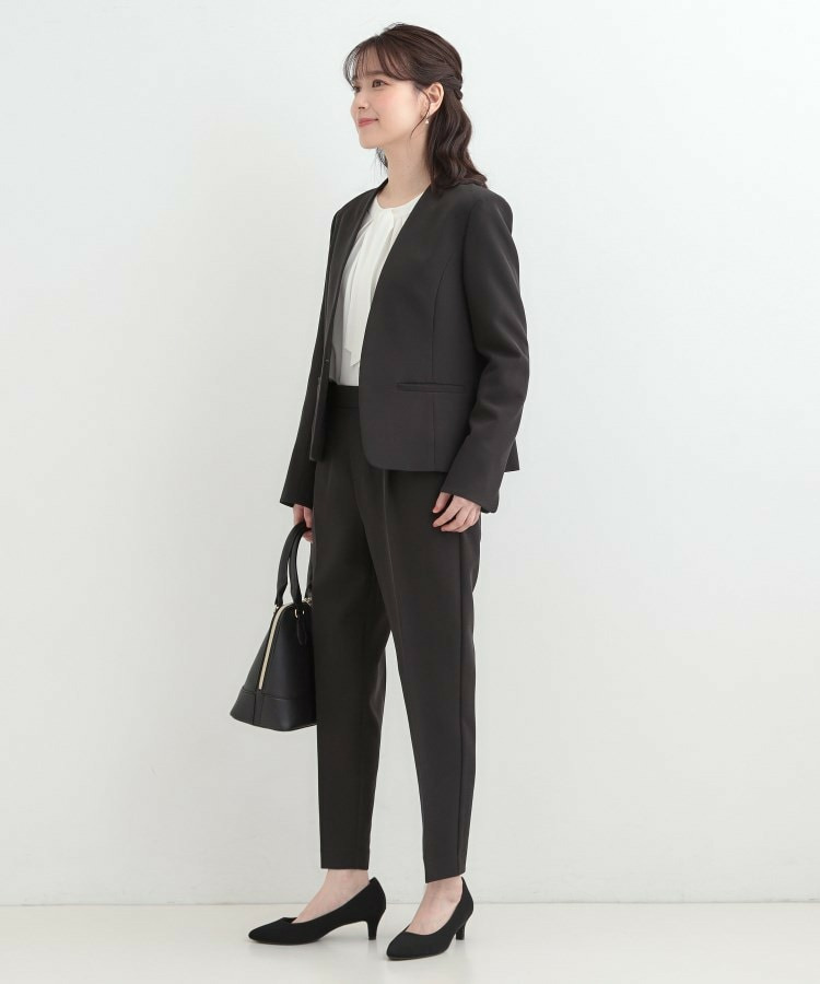 【3点スーツセット/洗濯機可】時短で好印象 セットアップ+ブラウス7