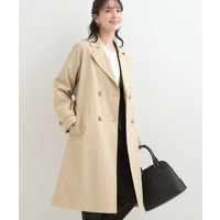【S-LL/撥水】通勤や学校行事にも ロングトレンチコート
