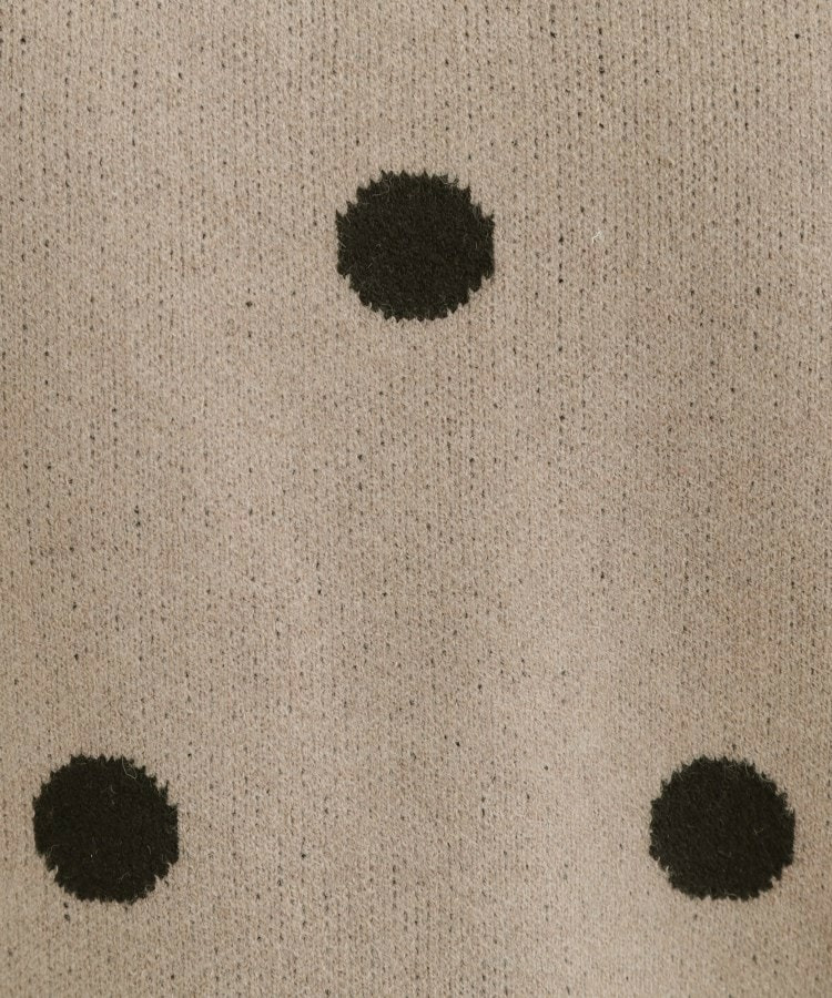 【S-LL/洗濯機可】 体系カバー出来る 大人のドット柄ニット13