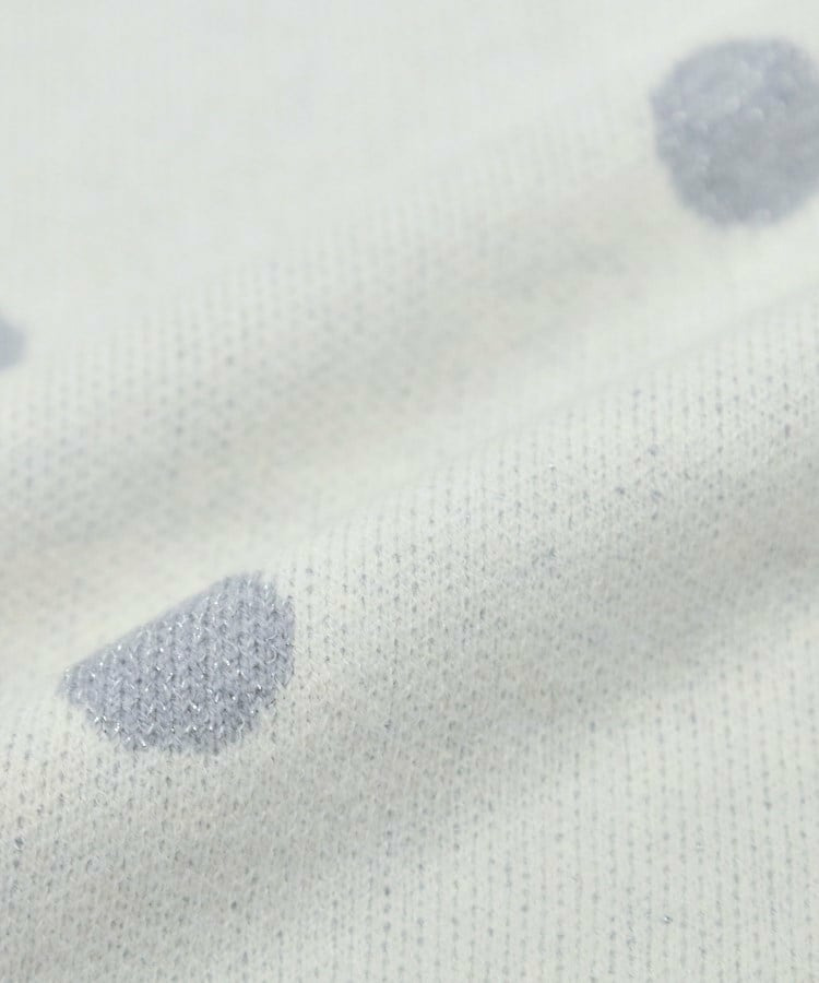 【S-LL/洗濯機可】 体系カバー出来る 大人のドット柄ニット5