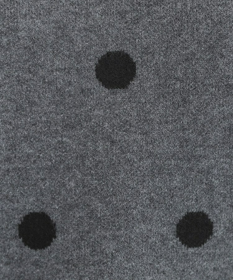 【S-LL/洗濯機可】 体系カバー出来る 大人のドット柄ニット9