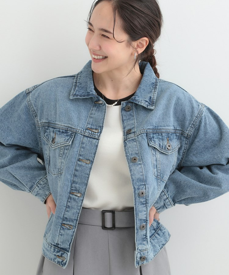 【SHOO・LA・RUE DENIM】大人の抜け感 ゆるGジャン1