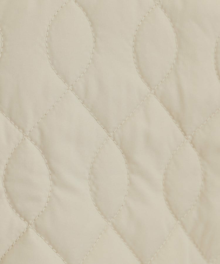 【洗濯機可/S-LL/撥水】大人が着たい ノーカラー キルトジャケット13