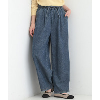【ライトオンスデニム/着丈選べる】らくらくデニムイージーワイドパンツ