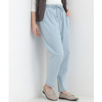 【ライトオンスデニム/S-LL】柔らからくらく イージーデニムテーパードパンツ