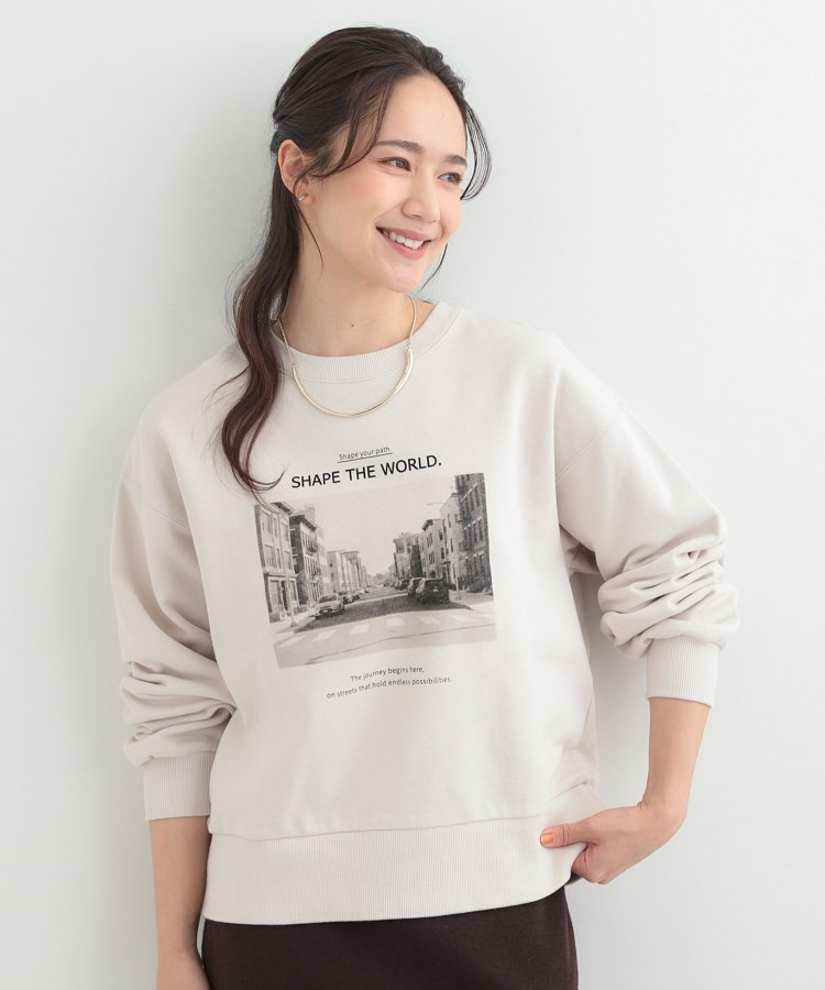 【綿100%/洗濯機可/S-LL】プリントアソート裏毛スウェット10