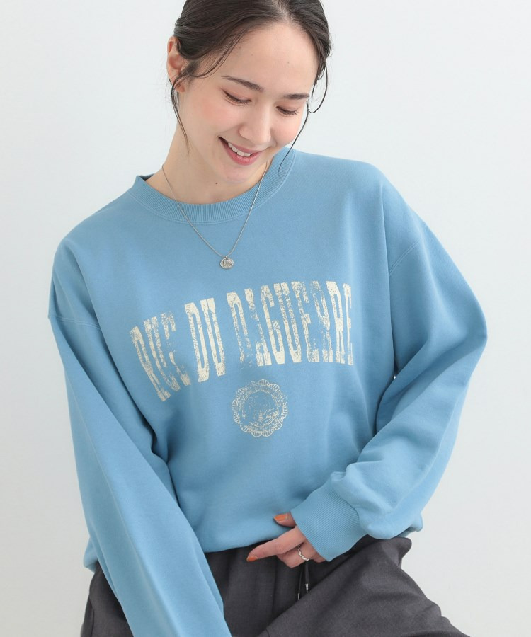 【綿100%/洗濯機可/S-LL】プリントアソート裏毛スウェット1