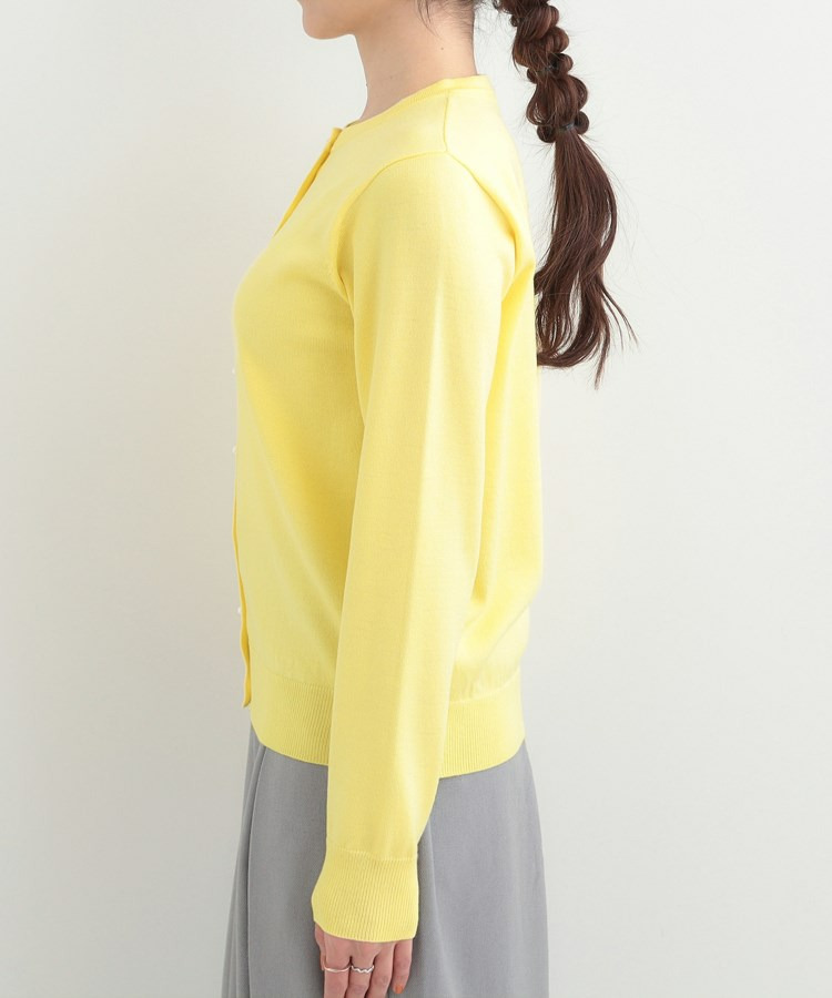 【洗濯機可/S-LL/セットアップ可】シンプルきれい見え クルーネックカーディガン19