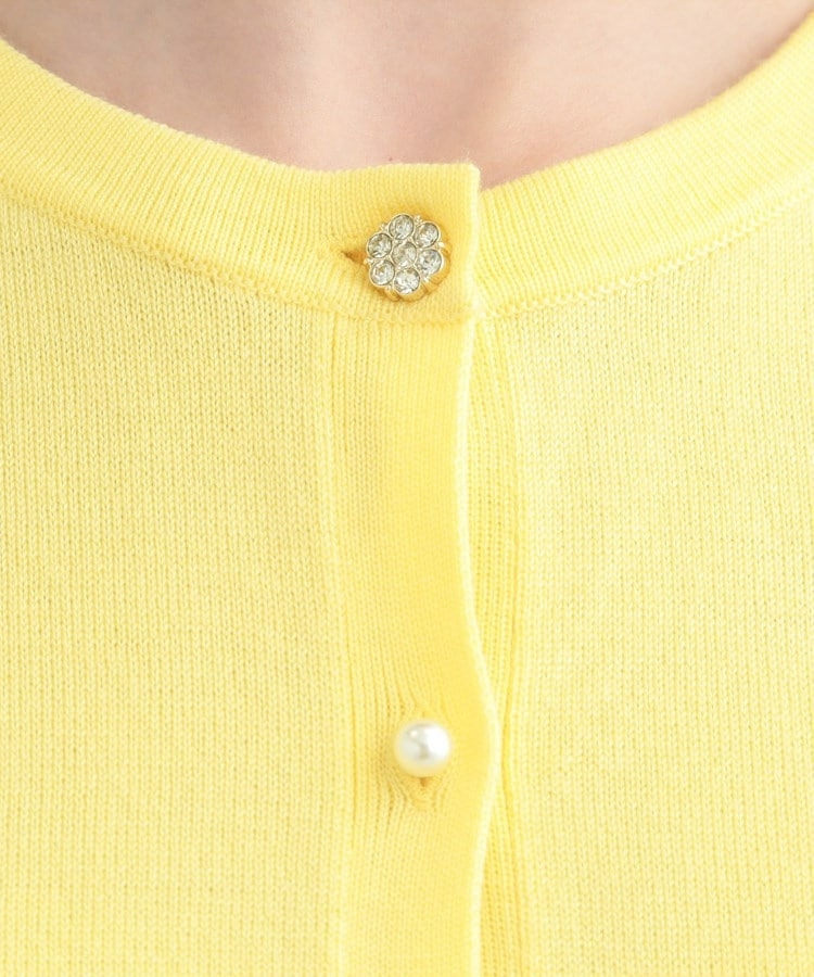 【洗濯機可/S-LL/セットアップ可】シンプルきれい見え クルーネックカーディガン24