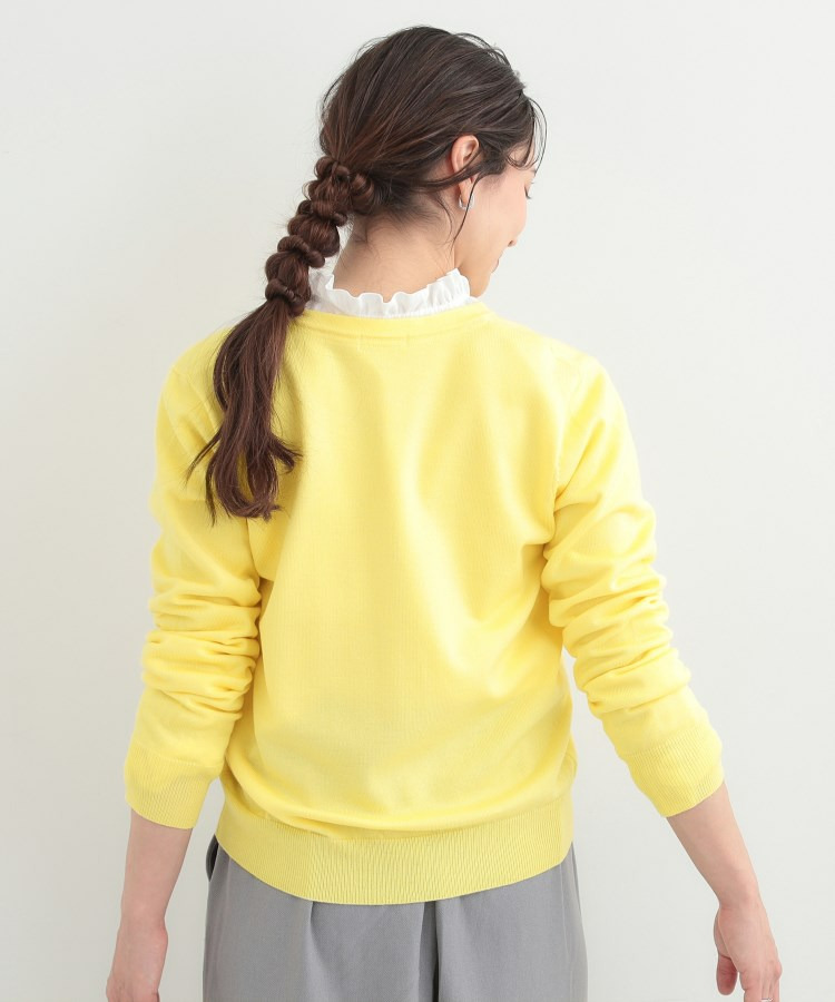 【洗濯機可/S-LL/セットアップ可】シンプルきれい見え クルーネックカーディガン3