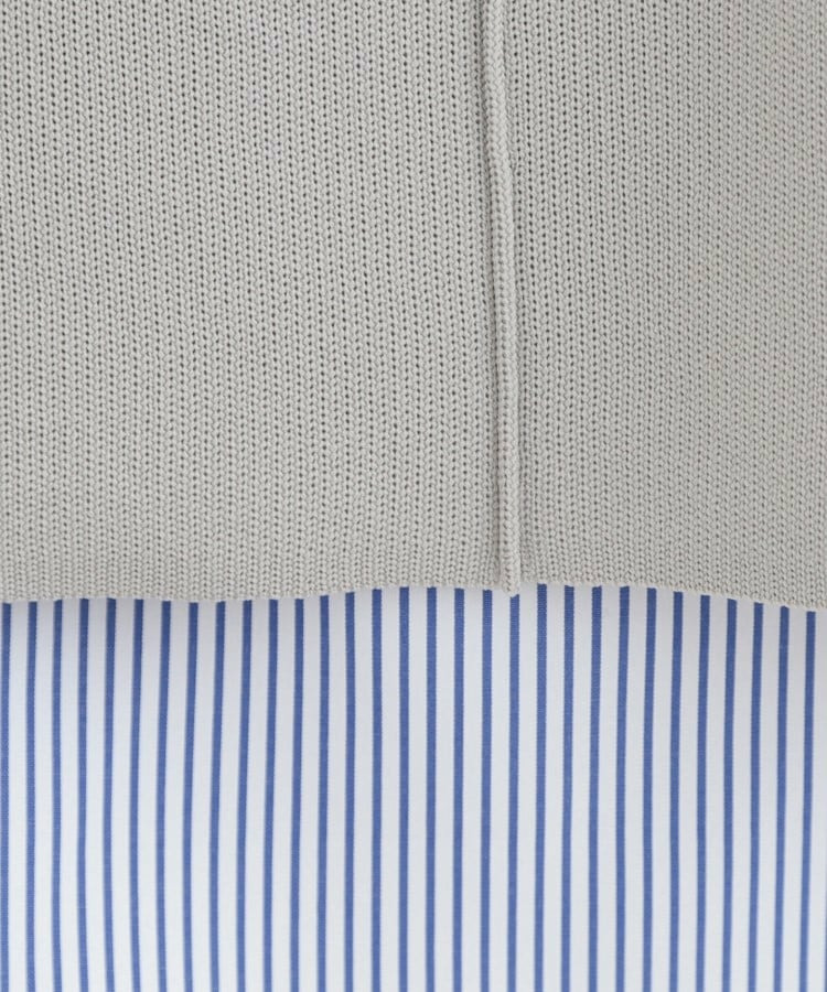 【2点セット/S-LL/洗濯機可】軽くてきれい見え ニットベスト+ブラウス15