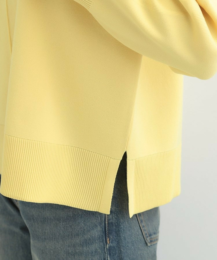 【洗濯機可/S-LL】体型カバーが叶う スポンディッシュ パイピングニット23