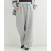 【セットアップ可/S-LL/なめらかタッチ】ダブルウエスト レイヤードパンツ