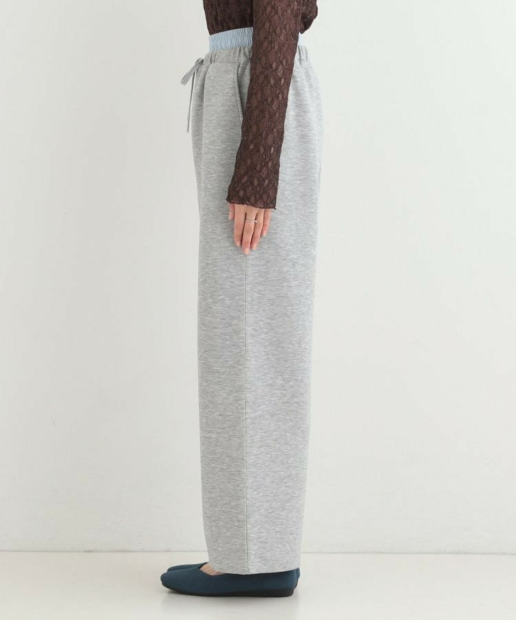 【セットアップ可/S-LL/なめらかタッチ】ダブルウエスト レイヤードパンツ11