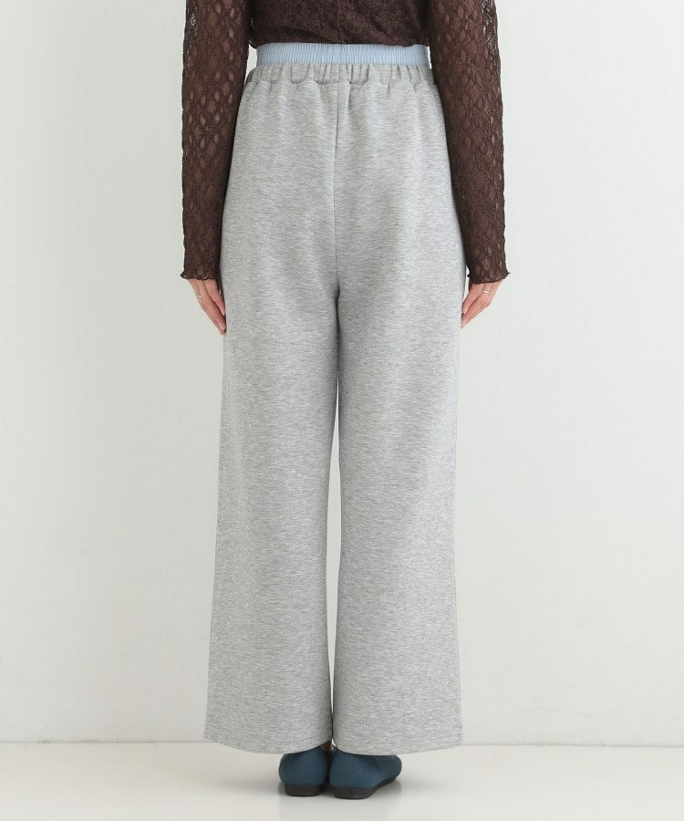 【セットアップ可/S-LL/なめらかタッチ】ダブルウエスト レイヤードパンツ12