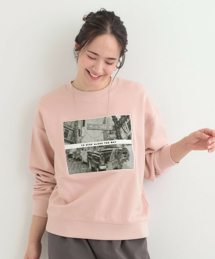 【s-LL】カジュアルすぎない大人のフォト刺繍裏毛スウェット10