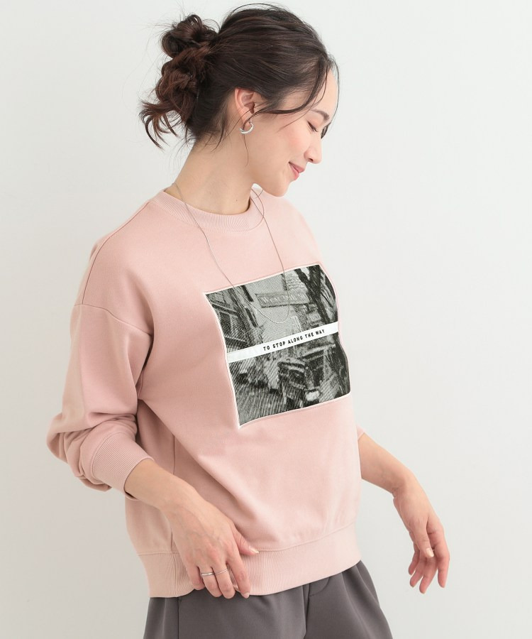 【s-LL】カジュアルすぎない大人のフォト刺繍裏毛スウェット11