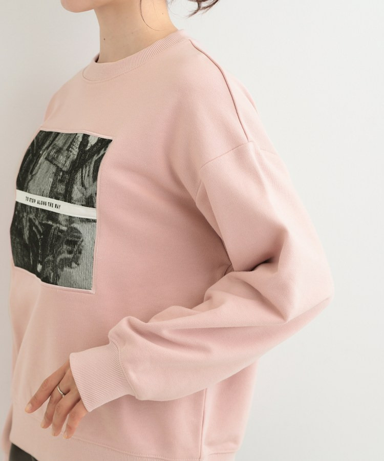 【s-LL】カジュアルすぎない大人のフォト刺繍裏毛スウェット18