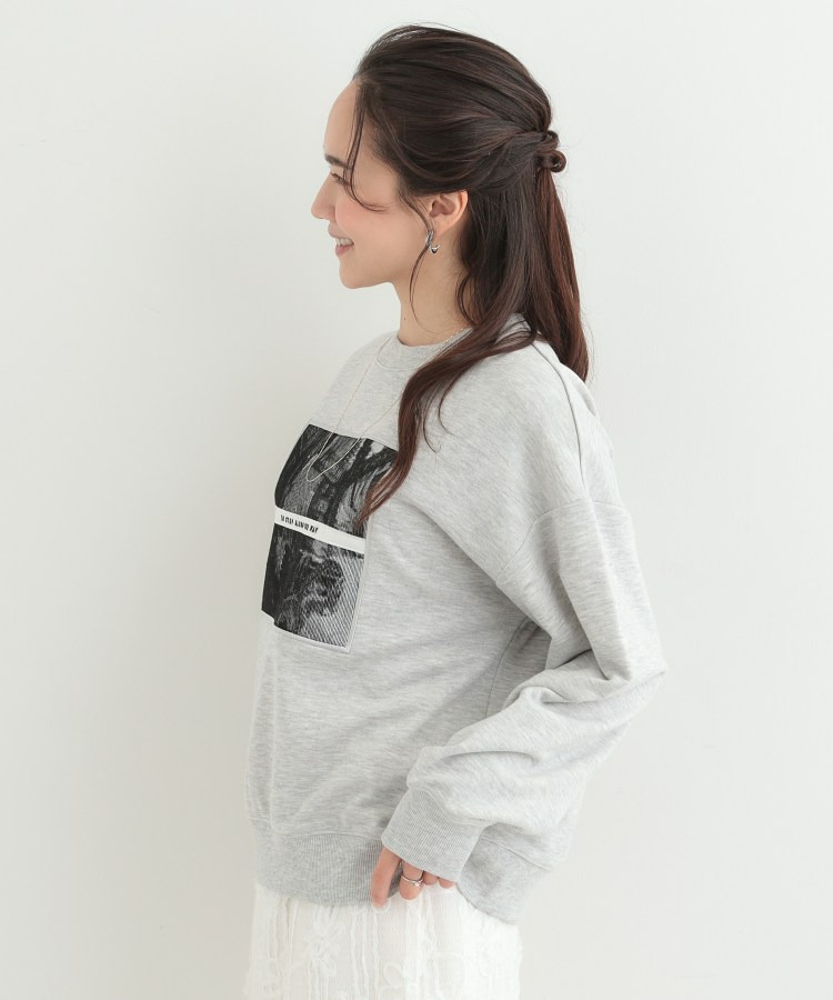 【s-LL】カジュアルすぎない大人のフォト刺繍裏毛スウェット3