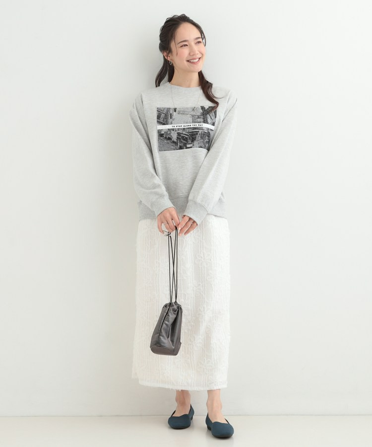 【s-LL】カジュアルすぎない大人のフォト刺繍裏毛スウェット4