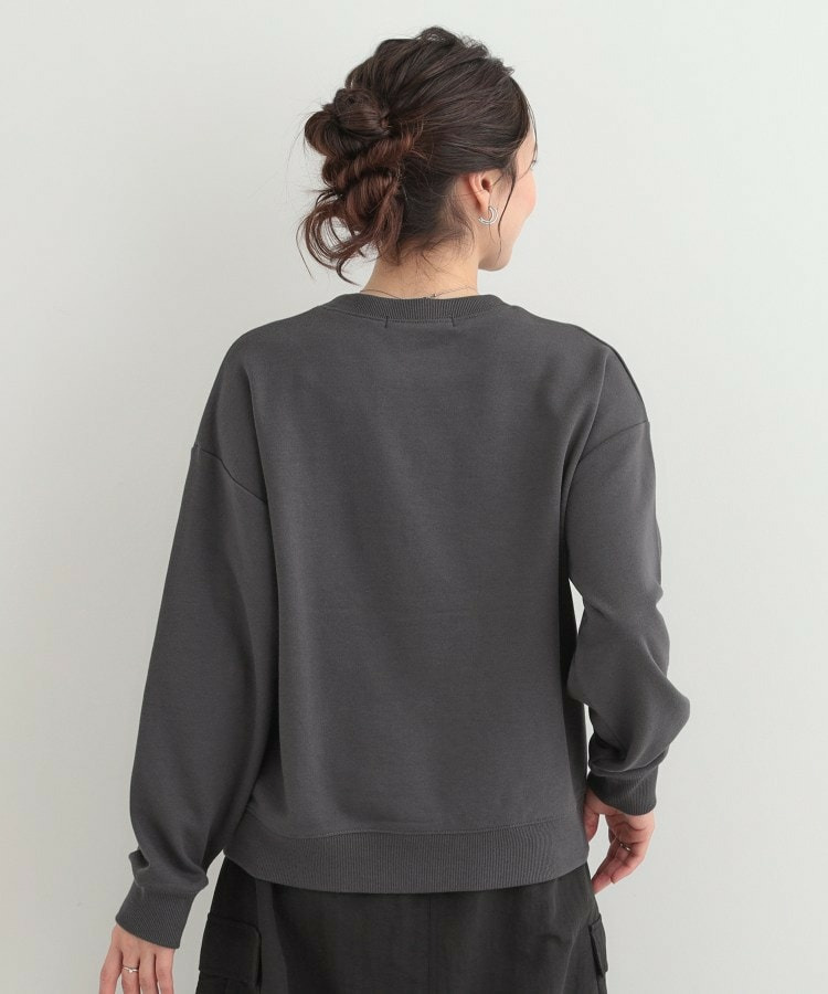 【s-LL】カジュアルすぎない大人のフォト刺繍裏毛スウェット7