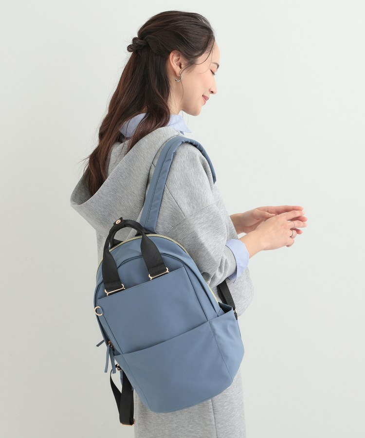 【撥水】キャリーオンラウンドリュック