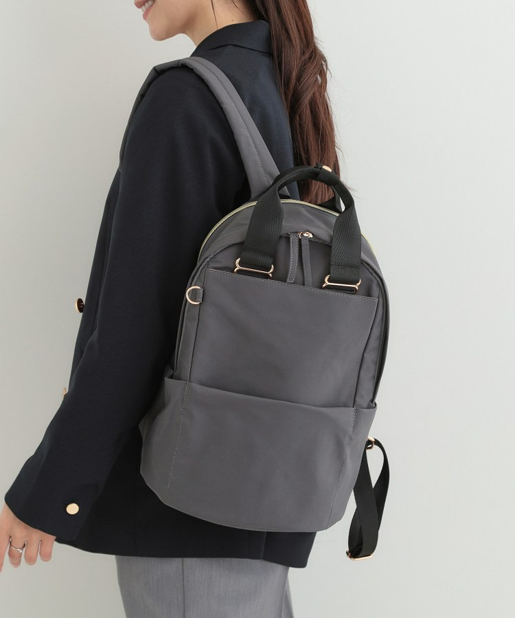 【撥水】キャリーオンラウンドリュック2