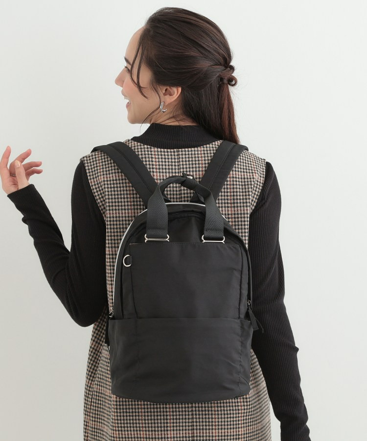 【撥水】キャリーオンラウンドリュック1