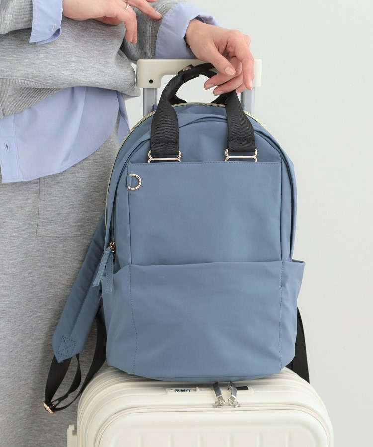 【撥水】キャリーオンラウンドリュック1