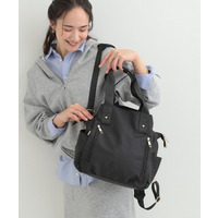 【撥水／2WAY】トートにもなる低反発ベルトの3層リュック