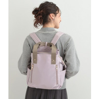 【撥水／2WAY】トートにもなる低反発ベルトの3層リュック