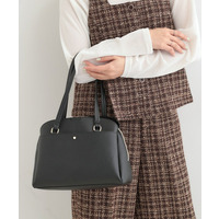 【軽量/2WAY】ロングハンドル ラウンドトートバッグ