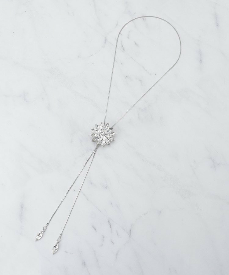 ゴージャスフラワーネックレス