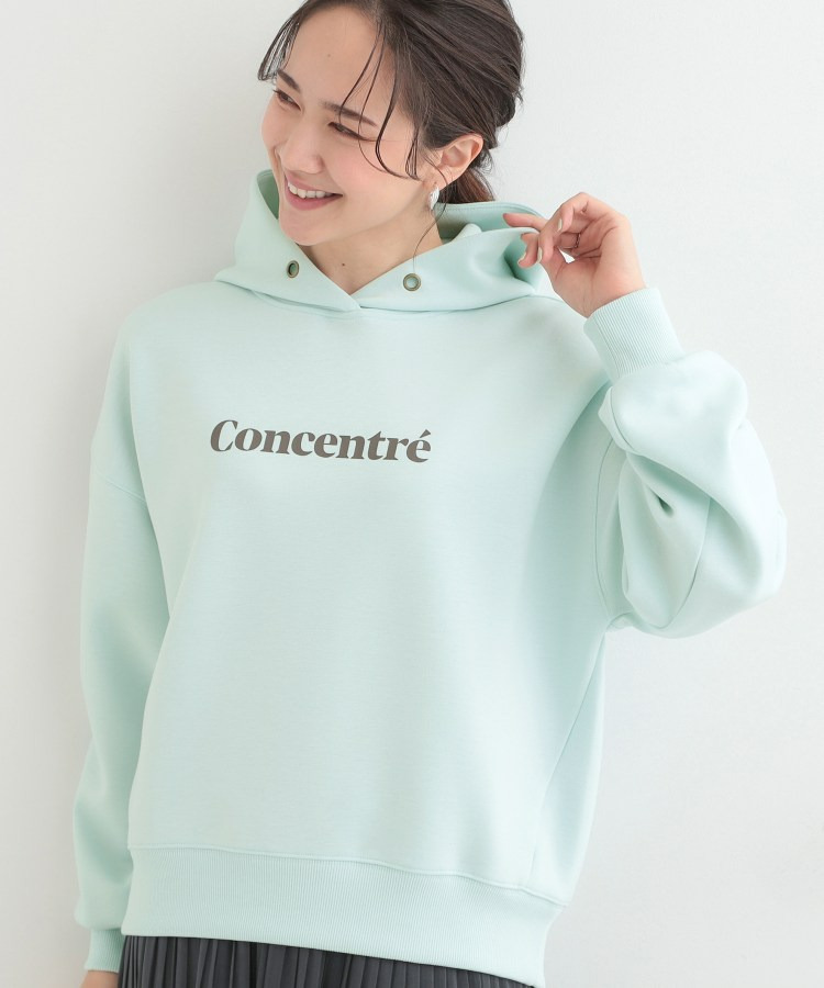 【S-LL/なめらかタッチ】ロゴフーディ